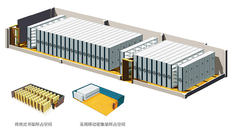 海發HF-MJDT09A移動式底圖柜 深圳海發辦公家具